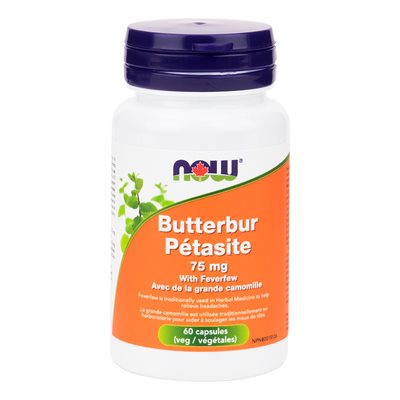 Now Butterbur Ext 75 mg / 15% 60vcap 