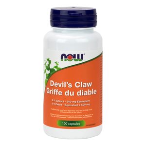 Now Ext De Griffe Du Diable 6:1 500Mg 100Caps
