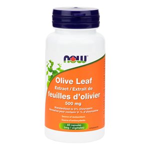 Now Ext.De Feuilles D'Olivier 6% 500Mg 60Vcaps