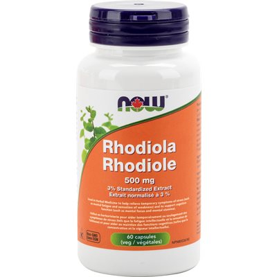 Now Rhodiola 500Mg 60caps Now Rhodiola 500Mg 60caps