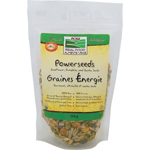 Now Organic Powerseeds pumpkin / sacha inchi / sunflower 350g