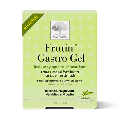 New Nordic Frutin Gastro Gel 60 Comprimés À Croquer