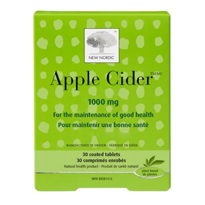 New Nordic Apple Cider 1000Mg 30Un