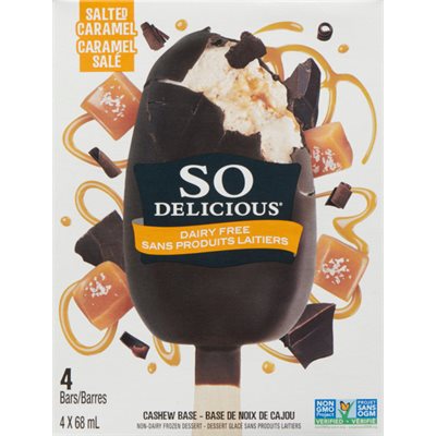 So Delicious Cashew Salted Caramel Frozen Dessert 4x68ml