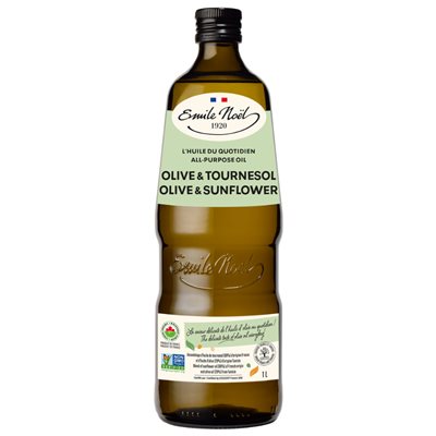 Emile Noel Huile de tournesol et d'olive vierge biologique 1 L