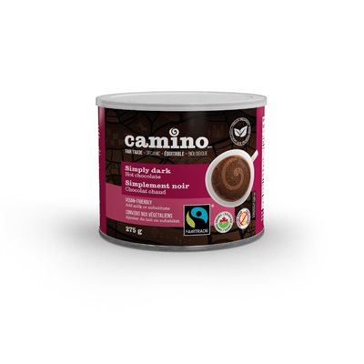Camino Chocolat chaud noir bio Simply 275g Camino Chocolat chaud noir bio Simply 275g