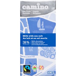 Camino Chocolat au Lait et au Sel Marin 100 g