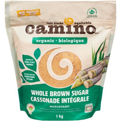 Camino Cassonade Intégrale Muscovado Biologique 1 kg Camino Cassonade Intégrale Muscovado Biologique 1 kg