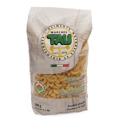 Tau Macaroni Organic Pasta 500G 