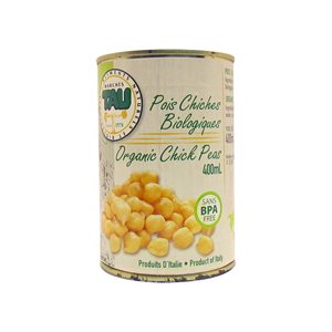 Tau Organic Chickpeas 400Ml 