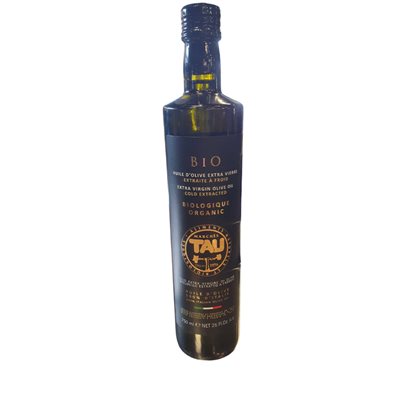 Tau Organic Extra Virgin Cold Extracted Olive Oil 750ml