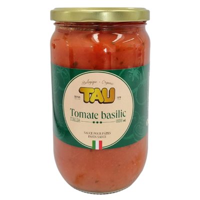 Tau Sauce Tomate Basilic Biologique 680Ml