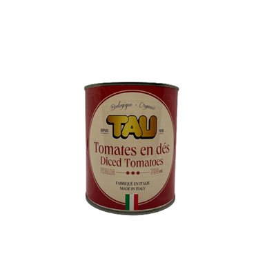 Tau Tomates En Dés Biologique 798Ml Tau Tomates En Dés Biologique 798Ml
