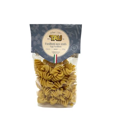 Tau Organic Egg Fusilloni 250G