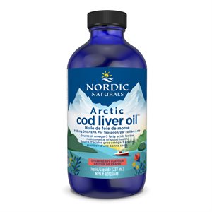 NORDIC NATURALS Arctic Cod Liver Oil Strawberry 237ml