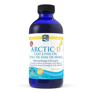 NORDIC NATURALS Arctic-D Cod Liver Oil Lemon 237ml