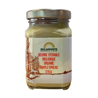 Ferme Delapointe Beurre D'érable Bio 270G Ferme Delapointe Beurre D'érable Bio 270G
