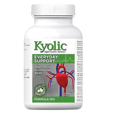 Kyolic Formule 100 Soutien Quotidien 360 gélules Kyolic Formule 100 Soutien Quotidien 360 gélules