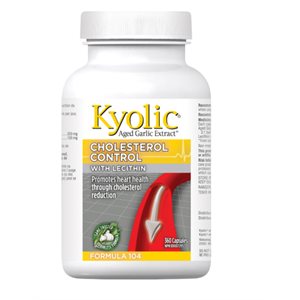 Kyolic Formula 104 Cholesterol Control w / Lecithin 360 caps