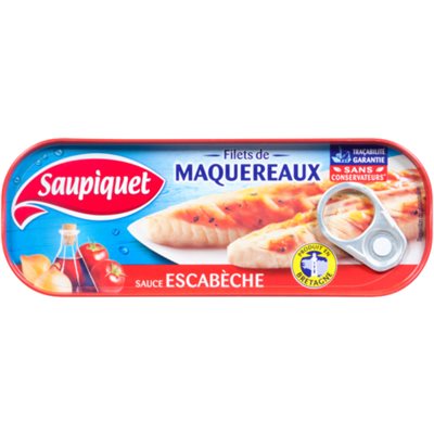 Saupiquet Fillets of Mackerel with Escabeche Sauce 169g