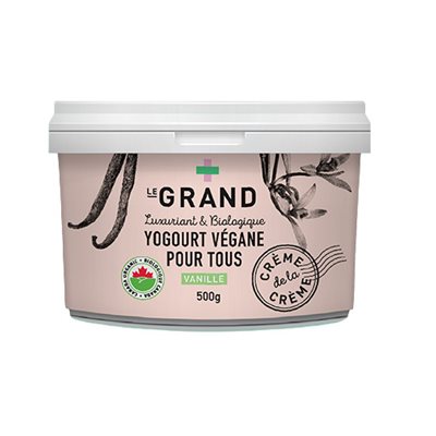 Maison Le Grand Vanilla Organic Vegan Yogurt 500g Maison Le Grand Vanilla Organic Vegan Yogurt 500g