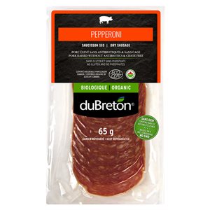 duBreton Organic Pepperoni 65g