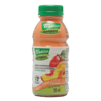 Tradition Organic Apple and Peach Juice 300ml Tradition Organic Apple and Peach Juice 300ml