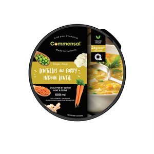 Commensal Soupe Lentilles Curry