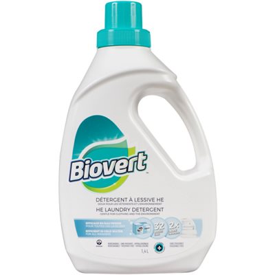 BIOVERT DETERGENT LESSIVE HE SANS PARFUM 1.4LT BIOVERT DETERGENT LESSIVE HE SANS PARFUM 1.4LT