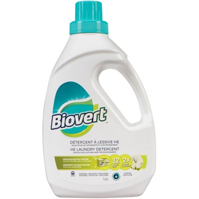 BIOVERT DETERGENT LESSIVE HE COTON FRS 1.4LT BIOVERT DETERGENT LESSIVE HE COTON FRS 1.4LT