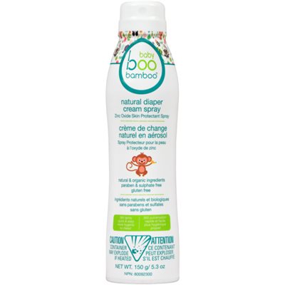 Boo Bamboo Baby Créme de Change Naturel en Aérosol 150 g Boo Bamboo Baby Créme de Change Naturel en Aérosol 150 g