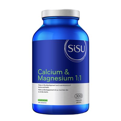 Sisu Calcium & Magnésium 1 : 1 avec D3 300un Sisu Calcium & Magnésium 1 : 1 avec D3 300un