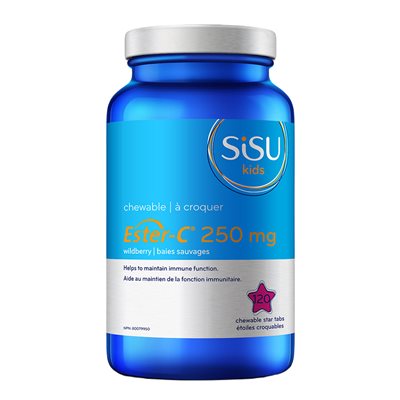 Sisu Ester-C 250 mg à croquer (enfants), baies Sisu Ester-C 250 mg à croquer (enfants), baies