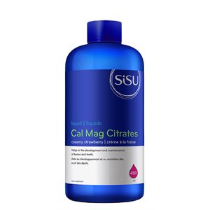 Sisu Citrates de calcium et magnésium, fraise 450mL