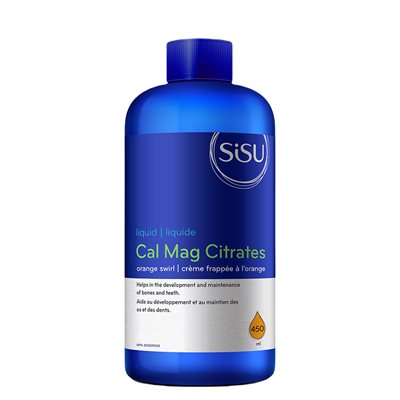 Sisu Citrates de calcium et magnésium, orange 450mL Sisu Citrates de calcium et magnésium, orange 450mL
