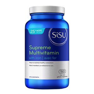 Sisu Supreme Multivitamin avec fer, Prime* 150un