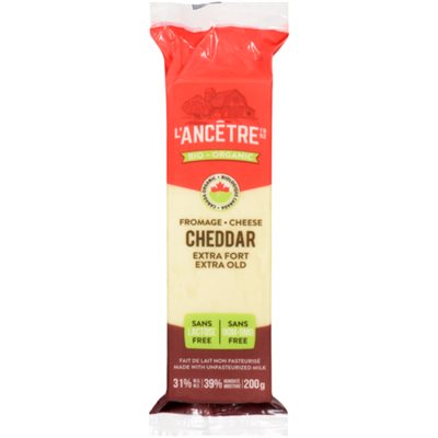 L'Ancêtre Cheddar Extra-Fort Bio 200g L'Ancêtre Cheddar Extra-Fort Bio 200g