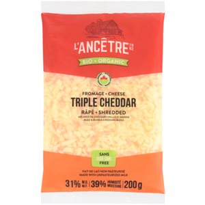 L'Ancêtre Melange Triple Cheddar Bio 200g
