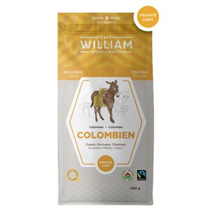 Café William café biologique en grains Colombien