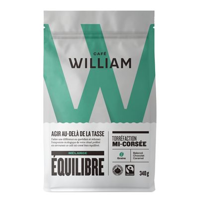 Café William équilibre Mi-Corsé Grains Café William équilibre Mi-Corsé Grains