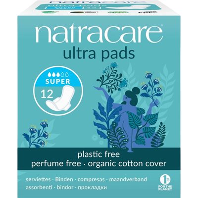 Serviette naturelle - ultra super à rabats Serviette naturelle - ultra super à rabats