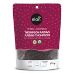 Elan Organic  Sun-dried Thompson Raisins 225G