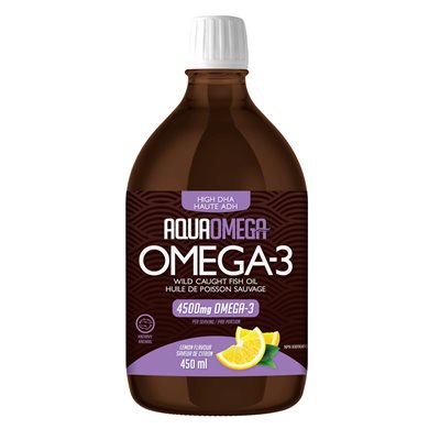 AquaOmega 1:5 High DHA Lemon 450ML