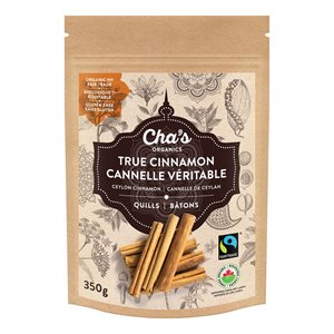 Cha's Organics Cinnamon Quills 350G