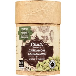 Cha's Organics Cardamome Entiére bio 20 g