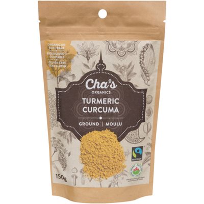 Cha's Organics Curcuma Moulu bio 150 g Cha's Organics Curcuma Moulu bio 150 g