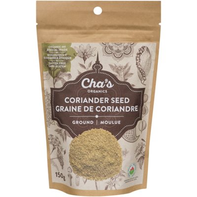 Cha's Organics Coriander Seed Ground 150 g 