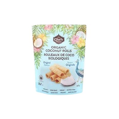 Cha's Organic Coconut Rolls-Original 100g