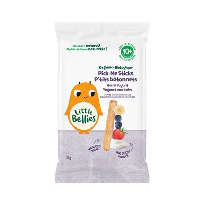 LITTLE BELLIES PETITS BATONNETS AUX BAIES BIO 16g LITTLE BELLIES PETITS BATONNETS AUX BAIES BIO 16g