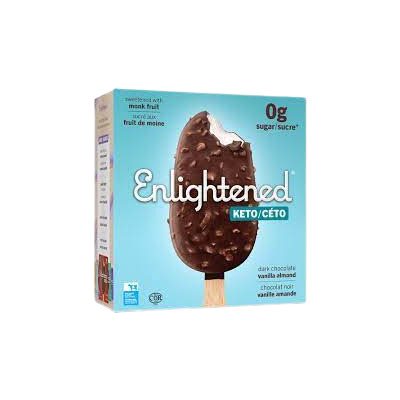 Enlightened barres céto chocolat noir vanille amande Enlightened barres céto chocolat noir vanille amande